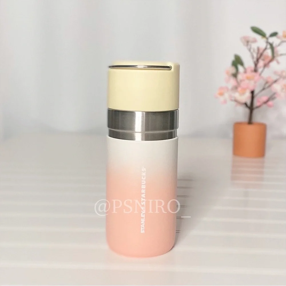 Starbucks x Stanley Korea Pink Gradient Vaccuum Thermos